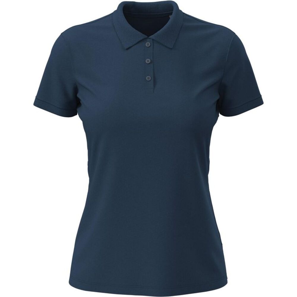 Stedman Womens/Ladies Lux Cotton Polo Shirt / Navy